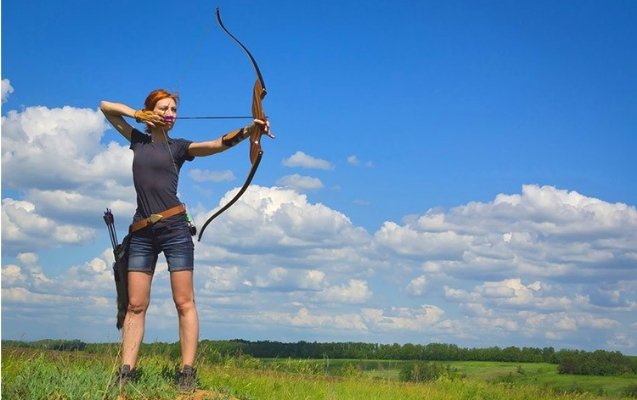 Recurve bow shooting Recurve bow shooting